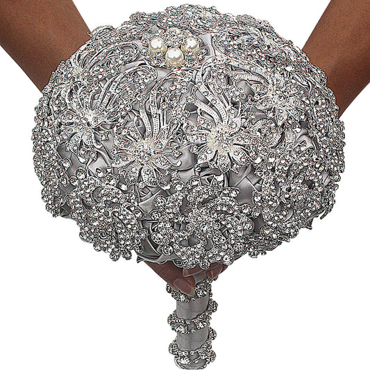 Mariangela Full Diamond Bridal Wedding Bouquet