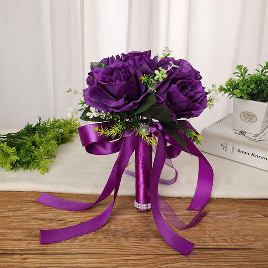 Ginevra Silk Flower Simulation Rose Bouquet