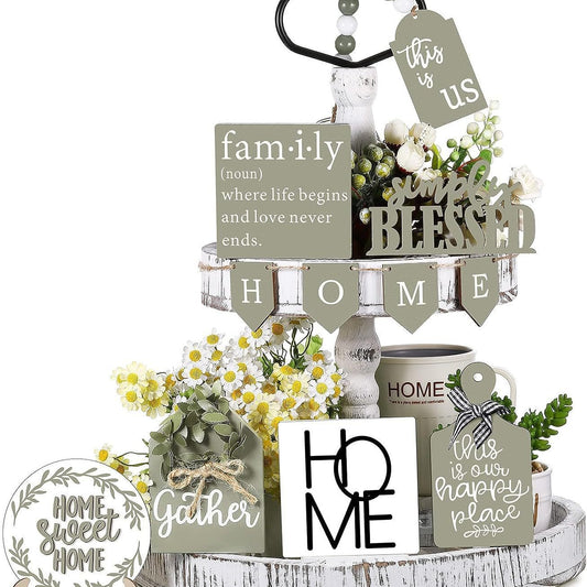 Home Layered Tray Decoration Suit