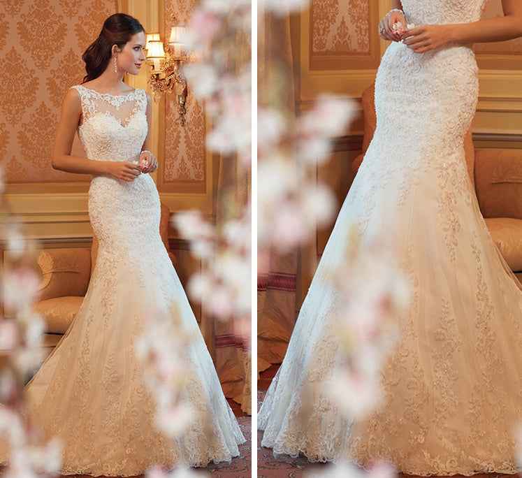Giorgia Lace Fish Tail Wedding Dress