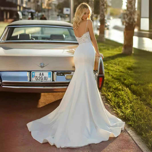 Mariangela Strapless Fishtail Wedding Dress
