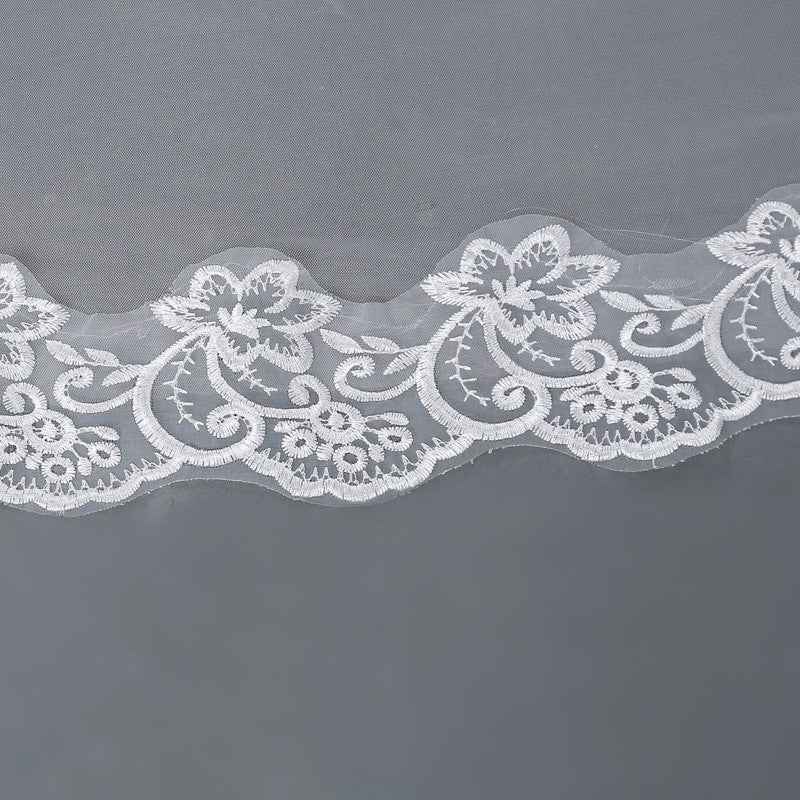 Ginevra Double Veil Bride Wedding White