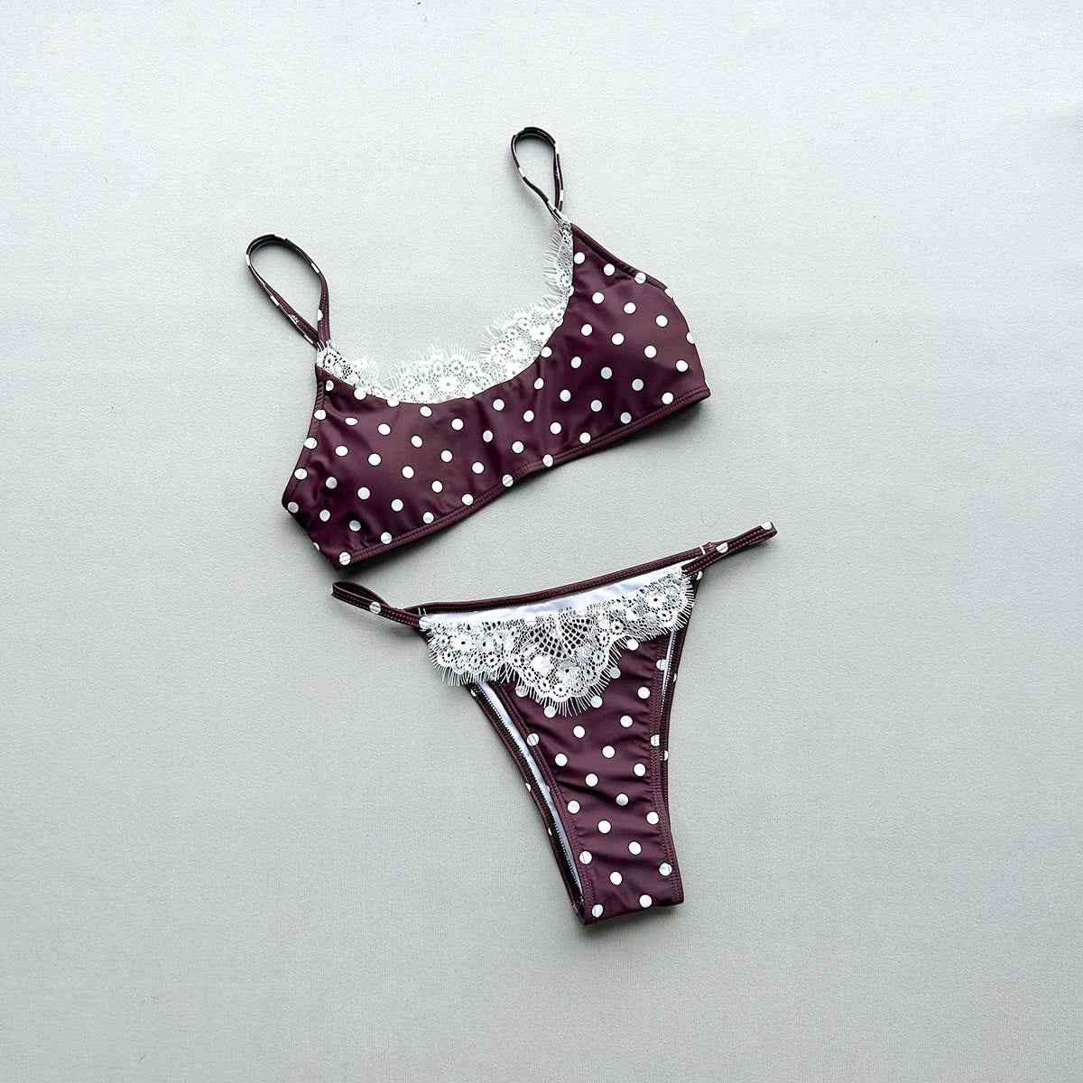 Sardinia Lace Split Bikini