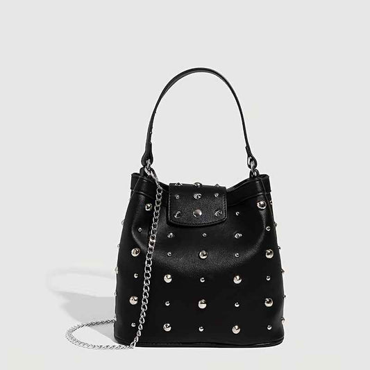 Firenze Rivet Chain Bucket Bag