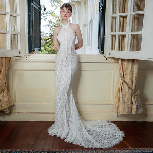 Bianca Retro Bridal Cheongsam Slim Fit Dress