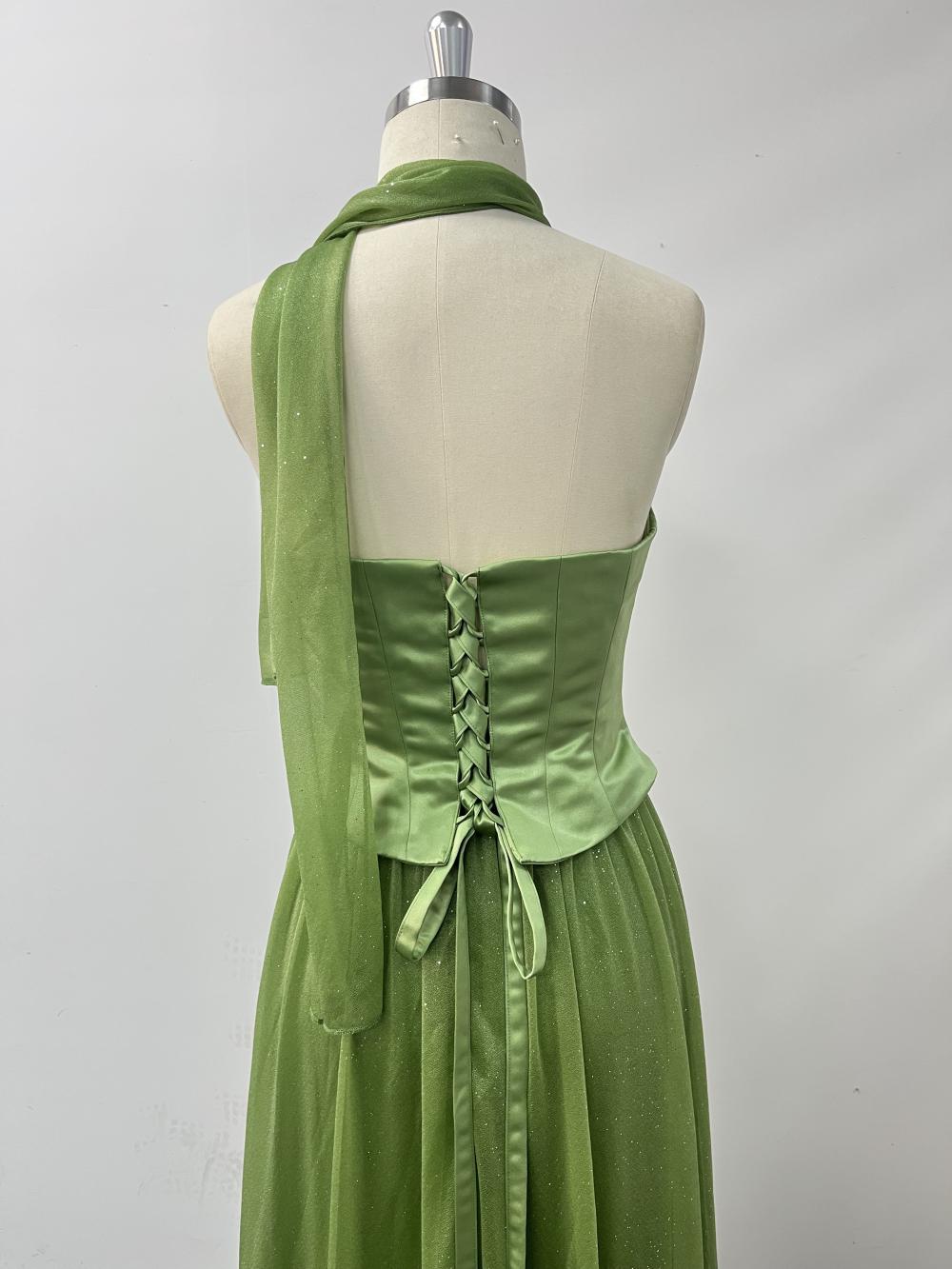 Nicole Cross-Strap Swing Strap Occasion Dress