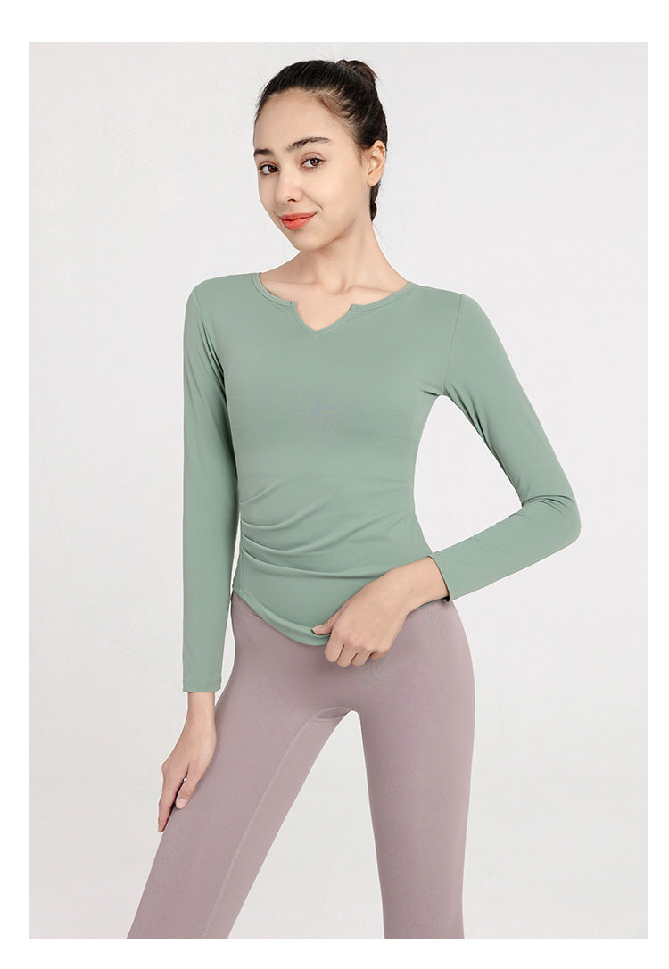 Haut de sport femmes à manches longues maigre Yoga vêtements course décontracté séchage rapide vêtements Slim Fit Sexy vêtements d'entraînement
