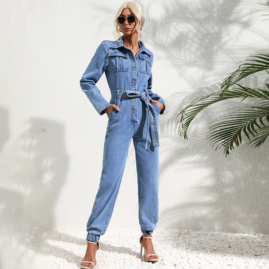 Maryangel Rebel women's casual jumpsuit in a stylish design, featuring a relaxed fit and adjustable straps.