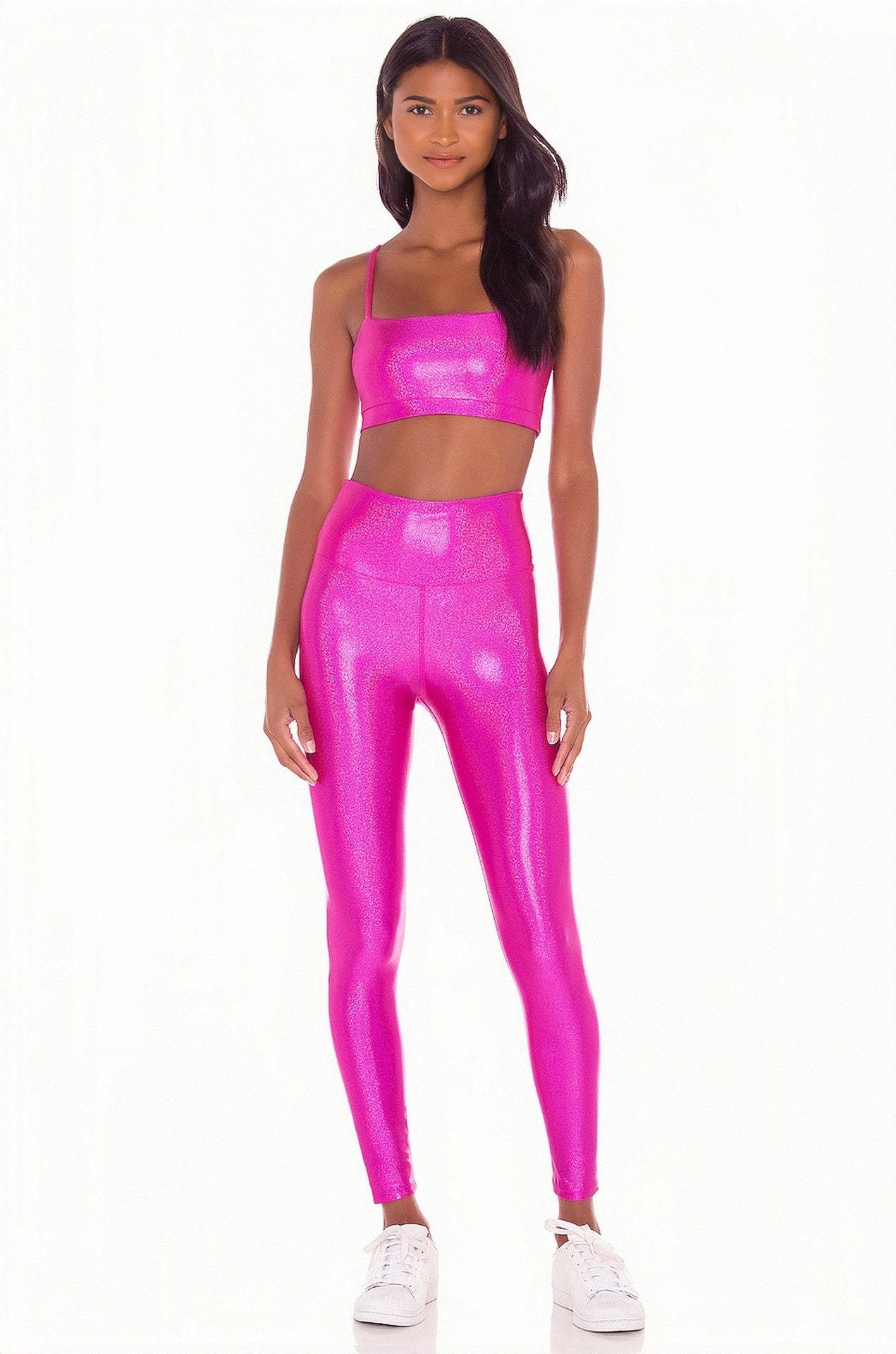 Été couleur vive bronzant Yoga Stretch respirant exercice tenue d'entraînement femmes