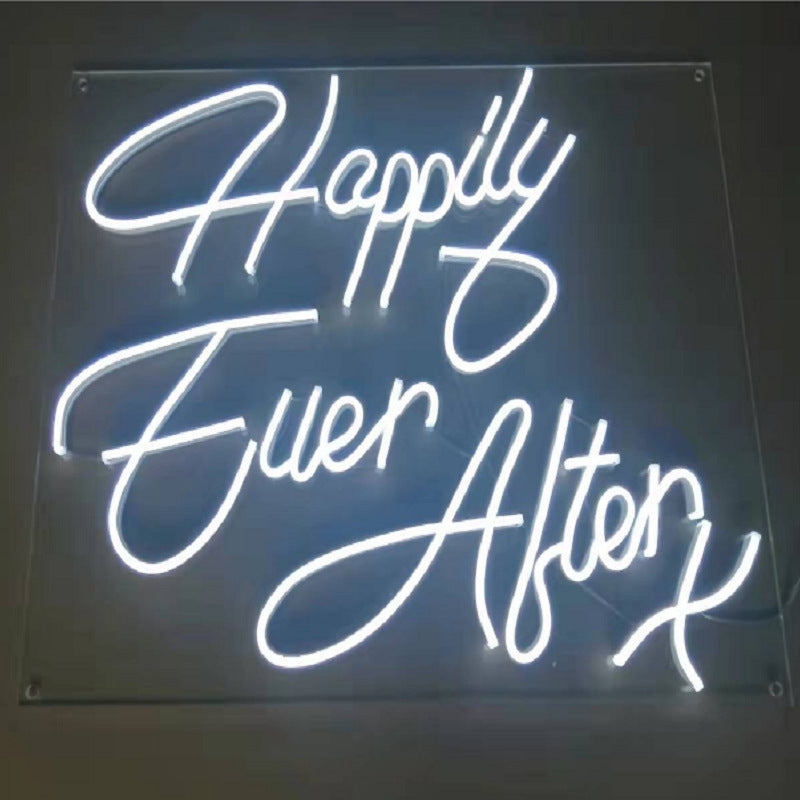 Decorazione da parete al neon per la camera da letto della casa