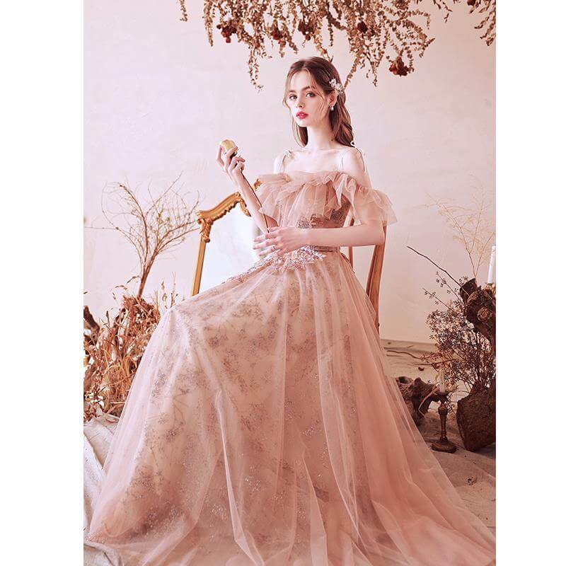 Livia Elegant Strap Wedding Dress