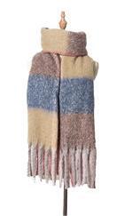 Sciarpa scozzese spessa con nappa spessa, autunno inverno, cerchio, sabbia, treccia spessa, treccia spessa per barba, scialle con bavaglino 