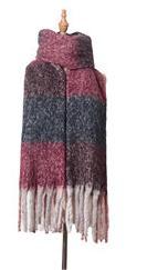 Sciarpa scozzese spessa con nappa spessa, autunno inverno, cerchio, sabbia, treccia spessa, treccia spessa per barba, scialle con bavaglino 