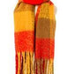 Sciarpa scozzese spessa con nappa spessa, autunno inverno, cerchio, sabbia, treccia spessa, treccia spessa per barba, scialle con bavaglino 