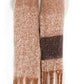 Sciarpa scozzese spessa con nappa spessa, autunno inverno, cerchio, sabbia, treccia spessa, treccia spessa per barba, scialle con bavaglino 