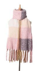 Sciarpa scozzese spessa con nappa spessa, autunno inverno, cerchio, sabbia, treccia spessa, treccia spessa per barba, scialle con bavaglino 