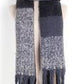 Sciarpa scozzese spessa con nappa spessa, autunno inverno, cerchio, sabbia, treccia spessa, treccia spessa per barba, scialle con bavaglino 