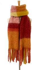 Sciarpa scozzese spessa con nappa spessa, autunno inverno, cerchio, sabbia, treccia spessa, treccia spessa per barba, scialle con bavaglino 