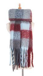 Sciarpa scozzese spessa con nappa spessa, autunno inverno, cerchio, sabbia, treccia spessa, treccia spessa per barba, scialle con bavaglino 