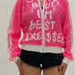 Supply Spring Varsity Jacket Jacket Sexy Gradient Sequin Jacket