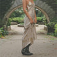 Fall Women Clothing Metal Series Printed Underwear Dress