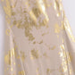 Fall Women Clothing Metal Series Printed Underwear Dress