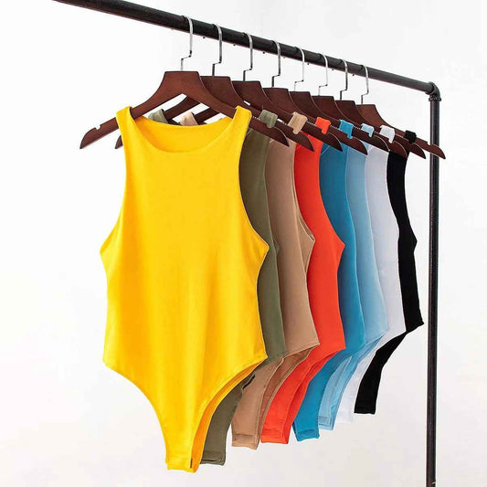 Solid colour bodysuit
