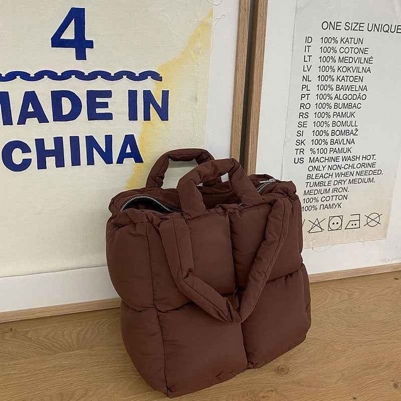 Fashion Cotton-padded Jacket Bags New Large Capacity Trend