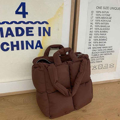 Fashion Cotton-padded Jacket Bags New Large Capacity Trend