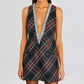 Spring Summer Rhinestone Multi Color Sleeveless Dress Casual Vacation Party Dress