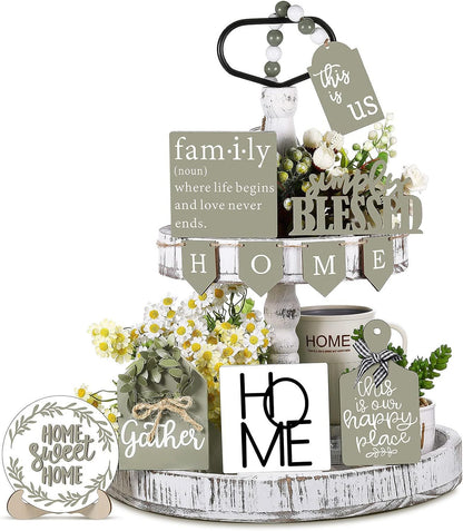 Home Layered Tray Decoration Suit
