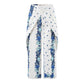 Women Clothing Summer Blue White Porcelain Positioning Printing Top Blue White Porcelain Positioning Printing Trousers