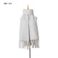 Autumn Winter Thick Tassel Circle Sand Solid Color Scarf Women Thickened