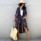 Black And White Tie-dye Cardigan Beach Skirt