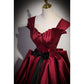 Ginevra Red Satin Wedding Dress