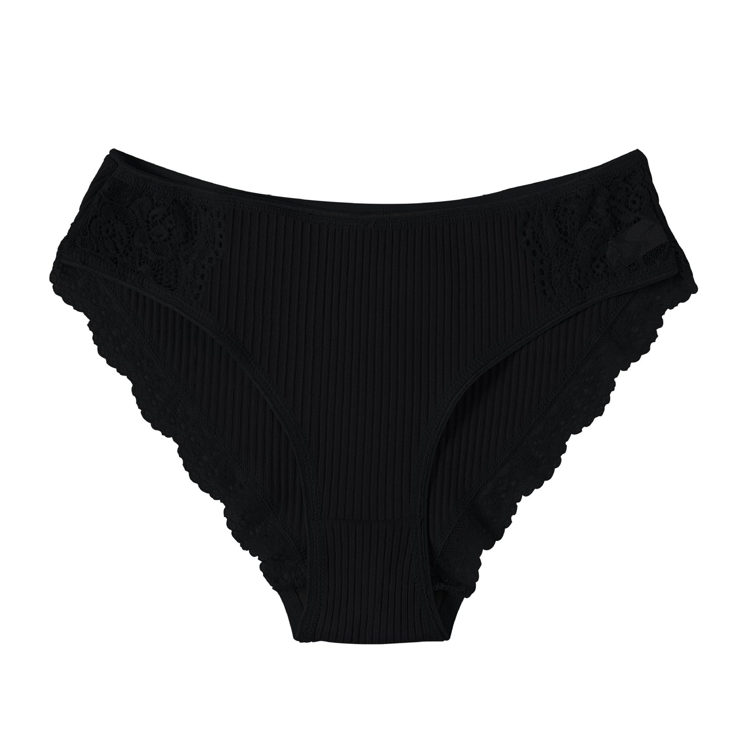 Striped Cotton Lace Panties Briefs Women Underwear Women Underwear