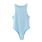 Solid colour bodysuit