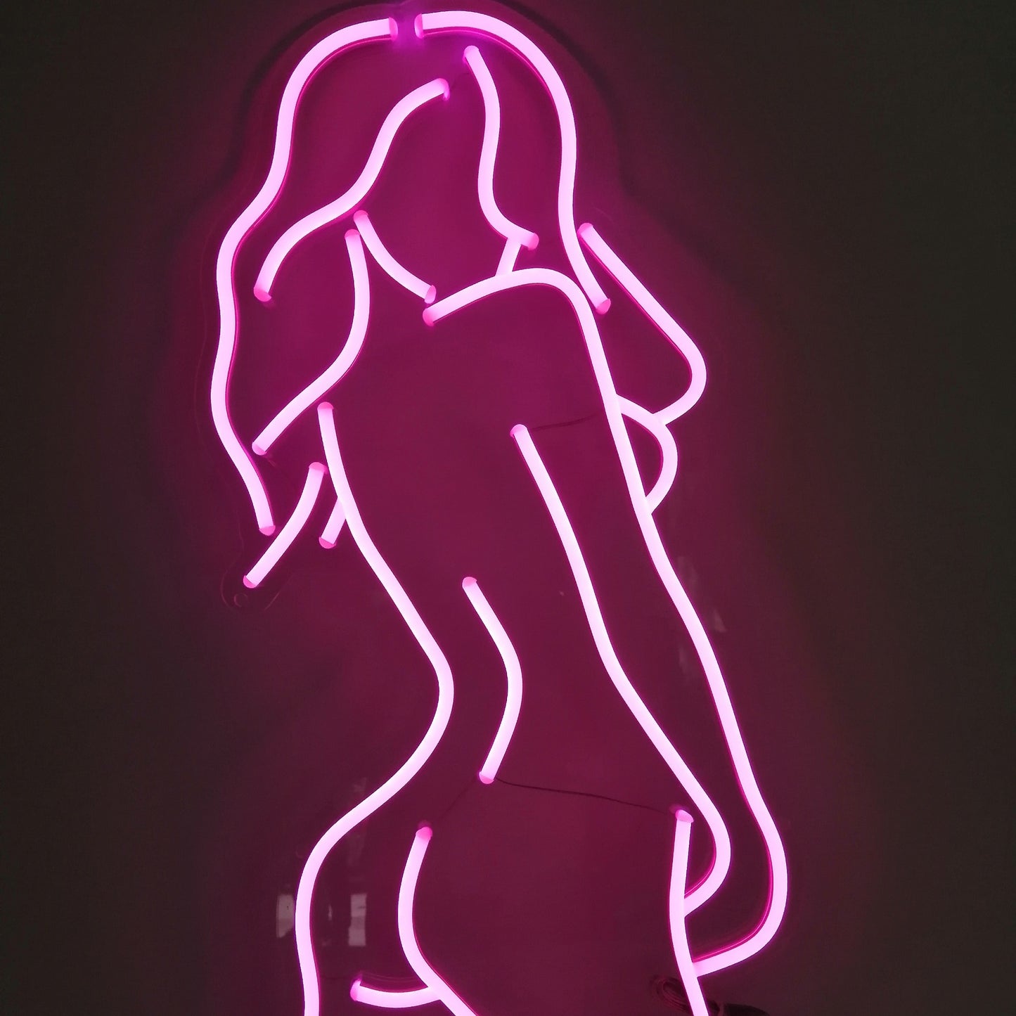 Decorazione da parete al neon per la camera da letto della casa