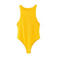 Solid colour bodysuit
