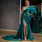Mariangela Cocktail Fishtail Gold Dress