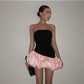 Milano Suede Nuvola Tube Top Puffy Short Party Dress