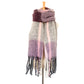 Thick Tassel Thick Braid Ring Sand Plaid Scarf Autumn Winter Thickening Double Sided Stitching Scarf Shawl