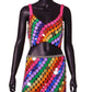 Fall Sexy Sequin Shoulder Strap Suit