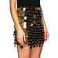 Direct Criss Cross Punk Sexy Sequin Skirt