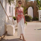 Swimsuit Ethnic Tassel One Piece Swimsuit Women Wrap Skirt Sets
