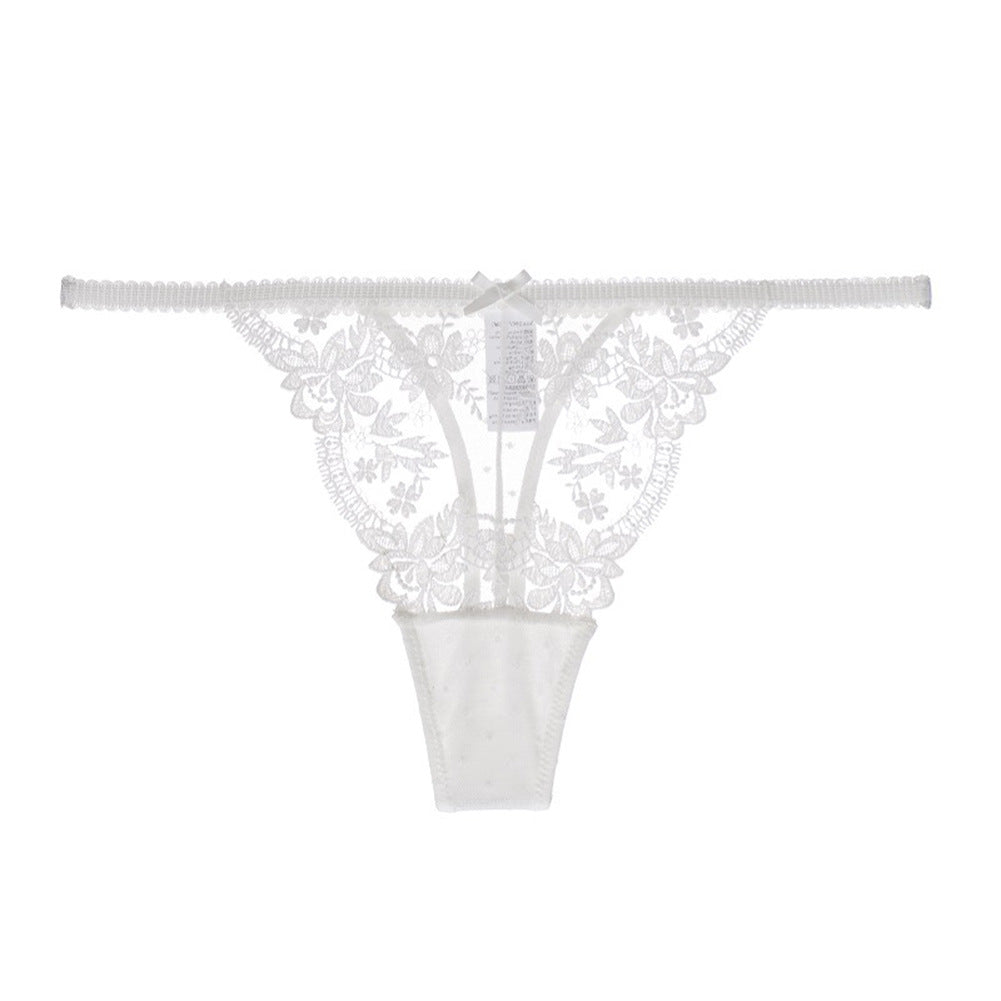 Sexy String Dentelle Sous-Vêtements Femmes Noir Pure Fille Sous-Vêtements