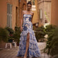 Bella Fiore Flowers Printed Tube Dress