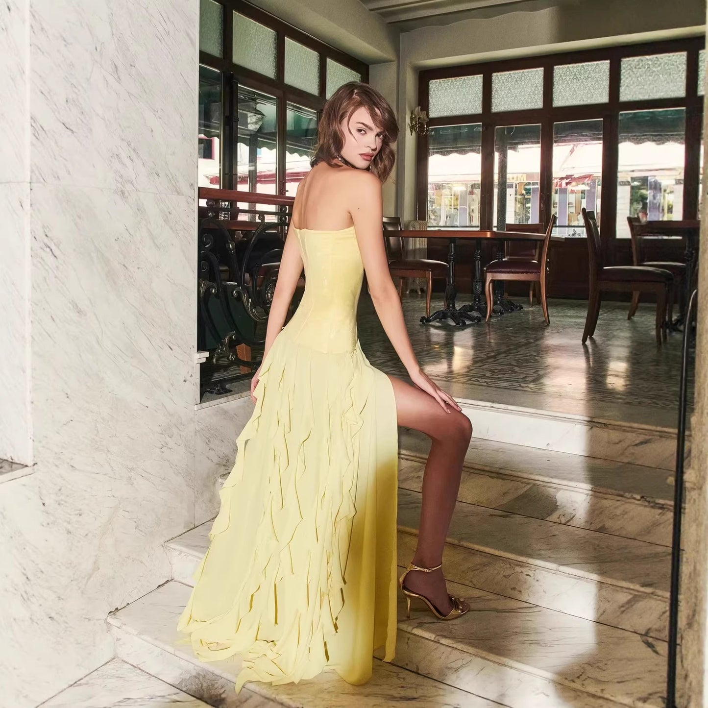 Aurora Limone Amalfi Escape Dress