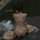 Veronica Chain Stitch Bare Back Split Sheath Vacation Dress
