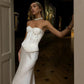 Bianca Lace Tube Top & Slim Sheath Wedding Skirt Set